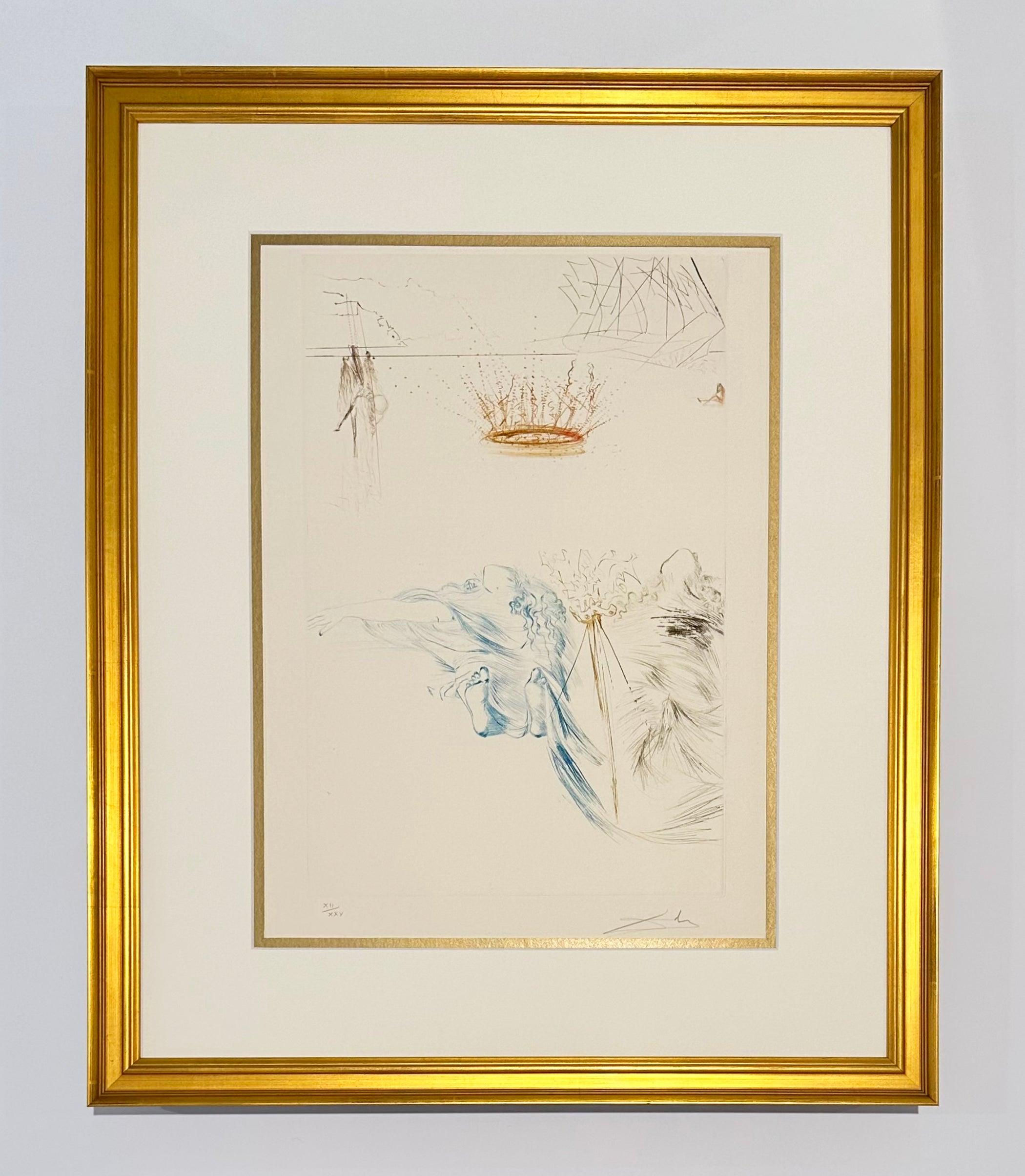 Tristan's Testament, from Tristan and Iseult - Print by Salvador Dalí