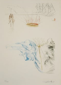 Tristan's Testament - Original Etching and Drypoint by S. Dalì - 1969