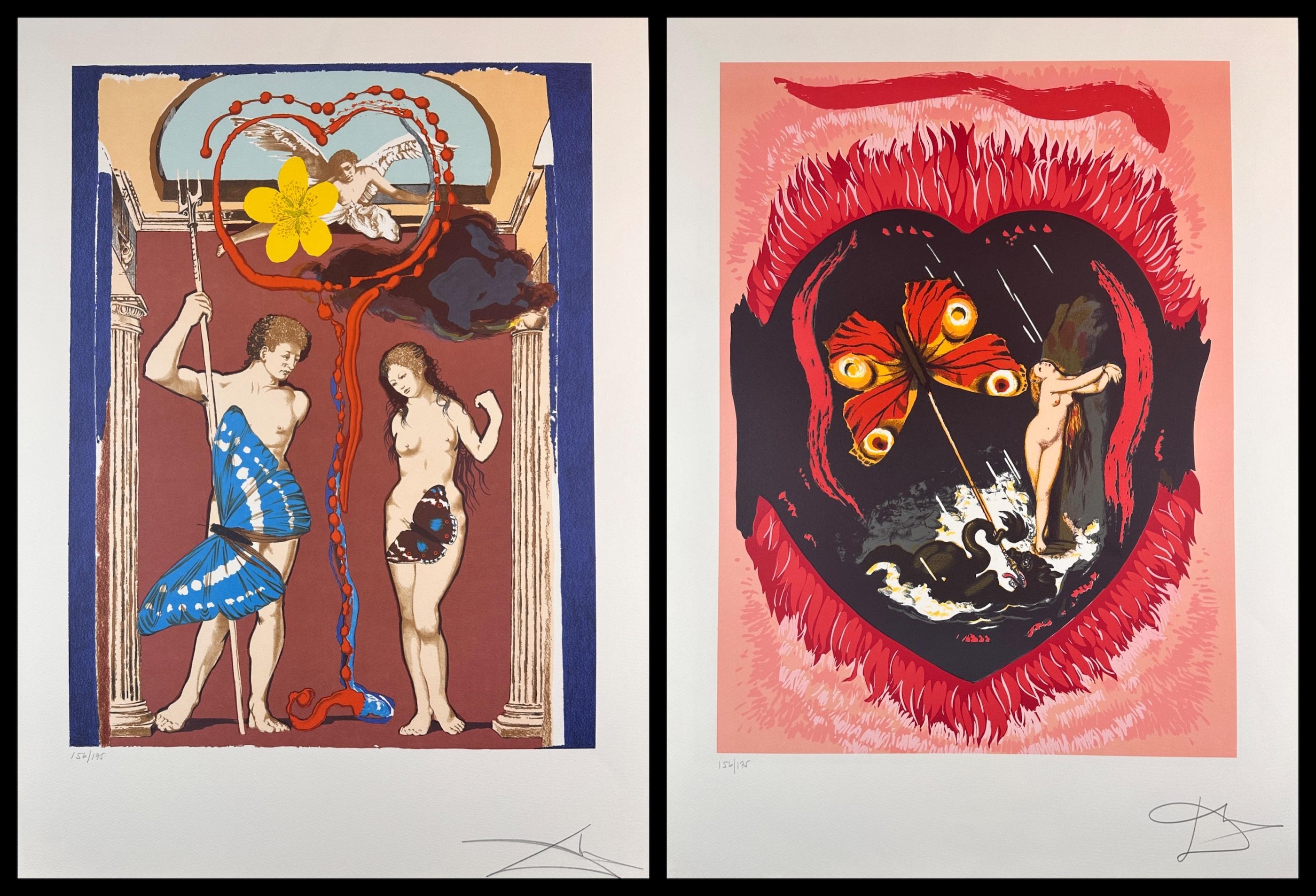 Triumph of Love 2 Piece Suite With Original Portfolio Case - Print by Salvador Dalí
