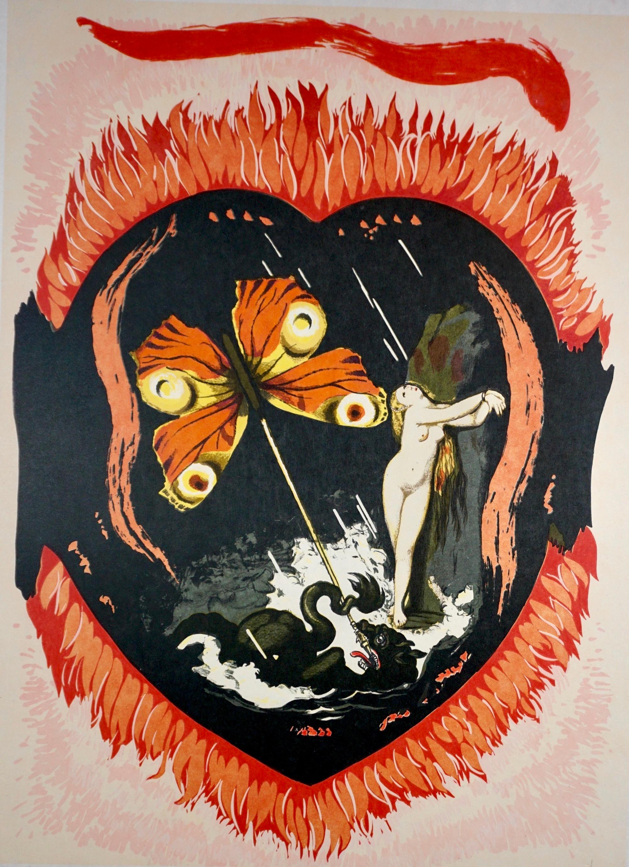 Trionfo dell'amore Le Triomphe - Print di Salvador Dalí