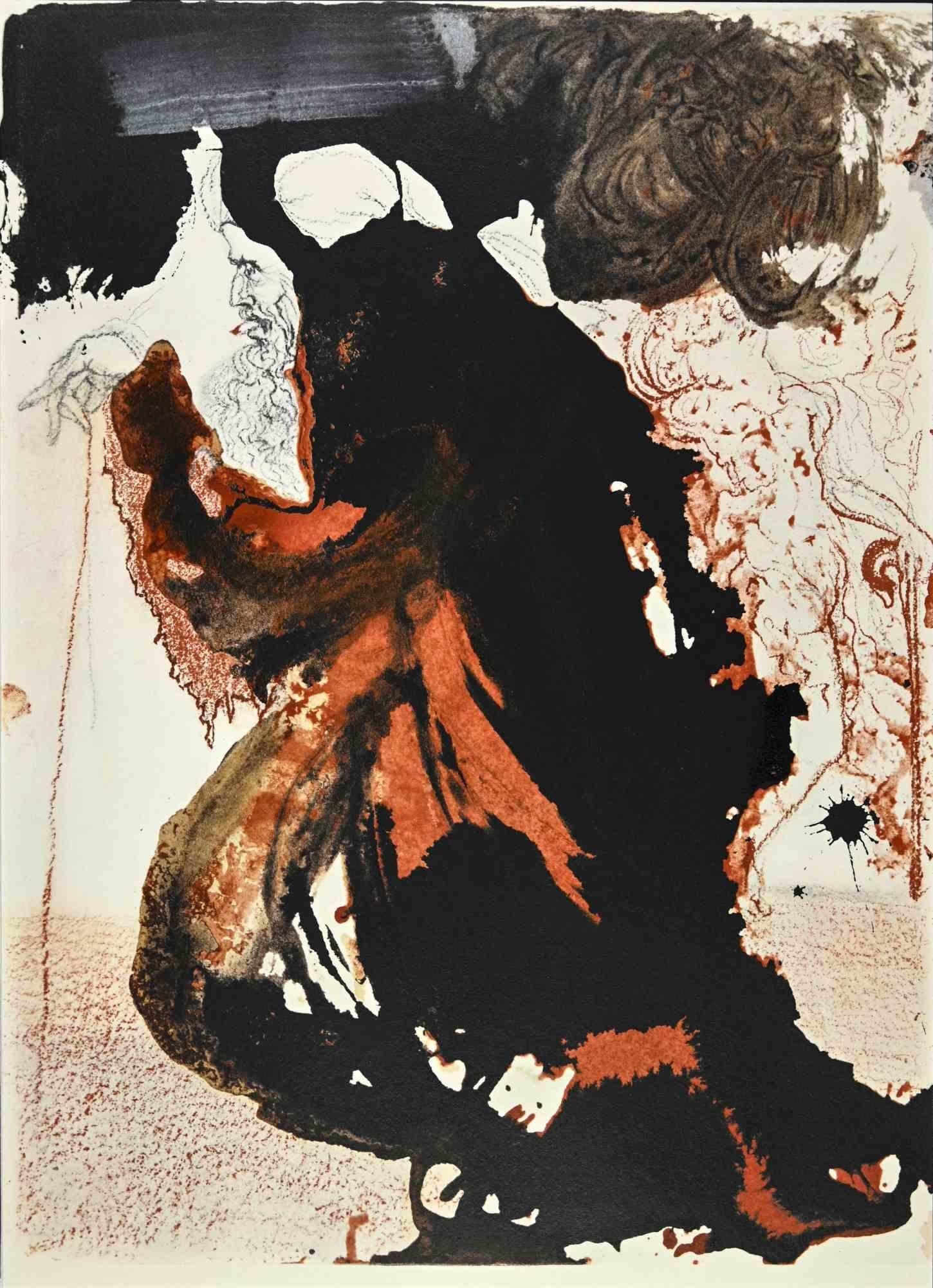Figurative Print di Salvador Dalí - Trulla Caementarii in Manu Domini - Litografia - 1964