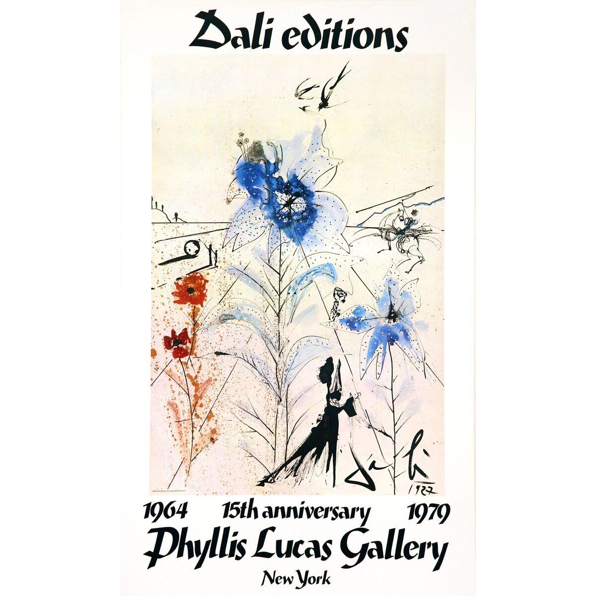 Deux affiches de lithographies originales pour les éditions Dali - Print de Salvador Dalí