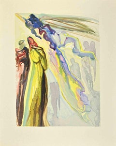 Due corone di spiriti - Stampa xilografica - 1963