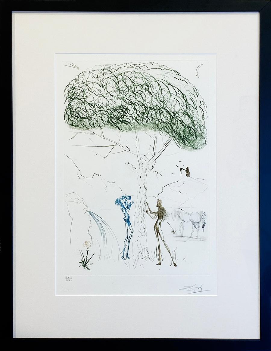 Under the Parasol Pine - Print by Salvador Dalí