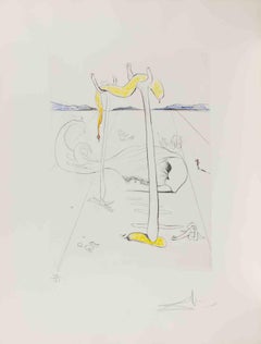 Untitled - Etching by Salvador Dalí - 1974