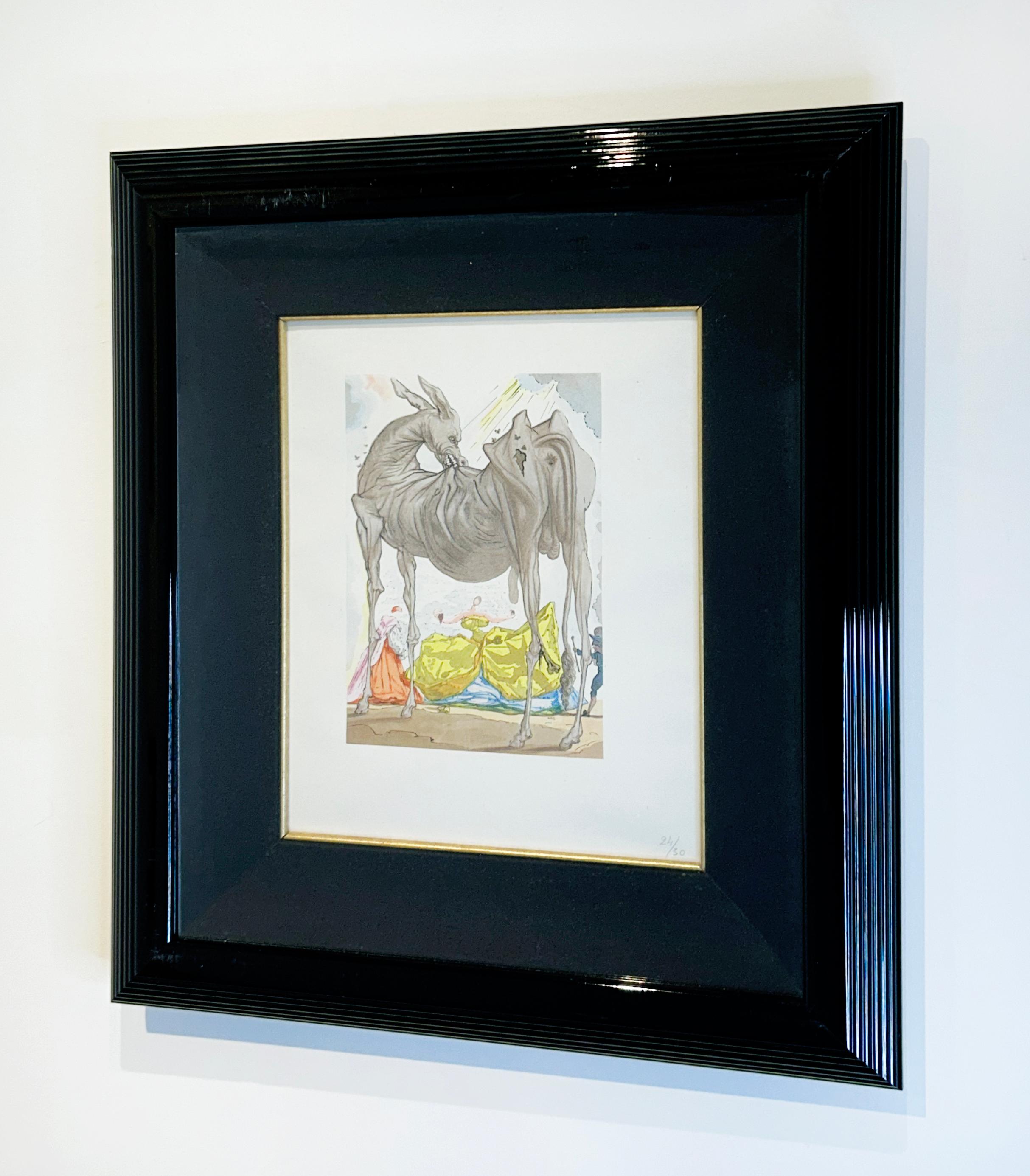 Künstler:  Dali, Salvador
Titel:  Ohne Titel XII (Le Tricorne)
Serie:  Le Tricorne (Der dreizackige Hut)
Datum:  1959
Medium:  Holzstich 
Ungerahmt Abmessungen:  12.6