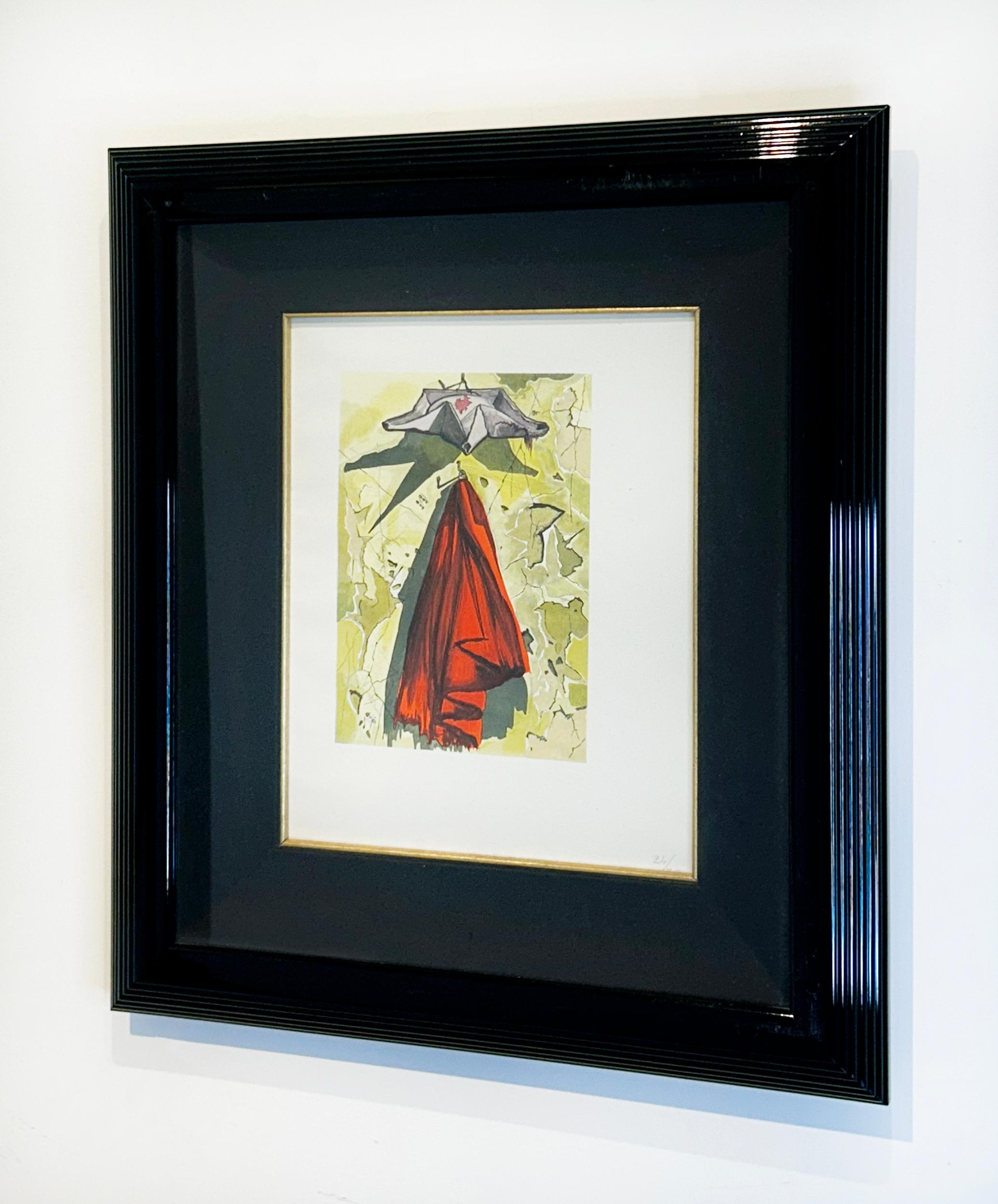Artiste :  Dali, Salvador
Titre :  Sans titre XX (Le Tricorne)
Série :  Le Tricorne (Le chapeau à trois pointes)
Date :  1959
Moyen :  Gravure sur bois 
Sans cadre Dimensions :  12.6