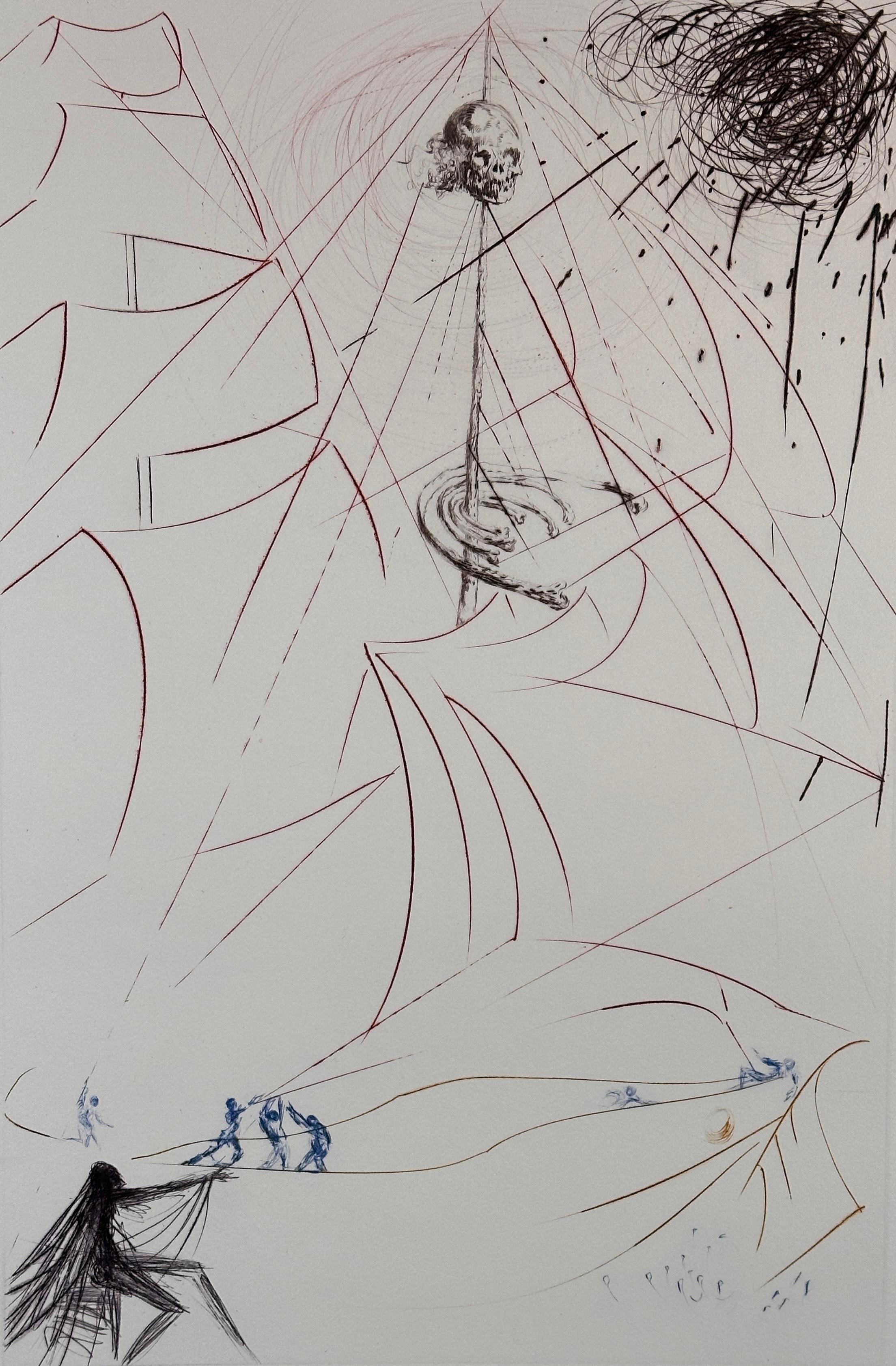 Vaisseau Fantome - Print di Salvador Dalí