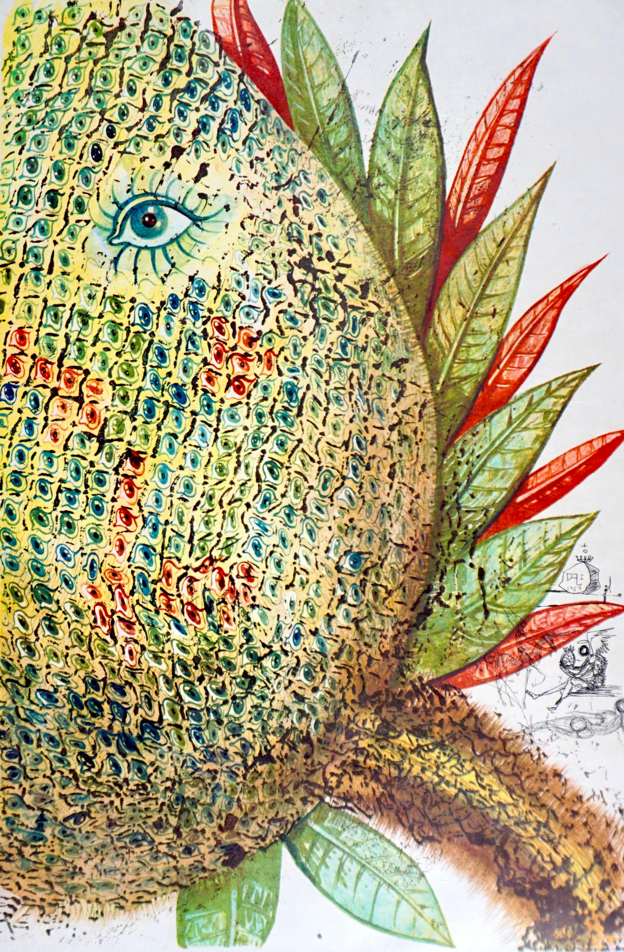 Vegetation Inedit ( Ananas) (Surrealismus), Print, von Salvador Dalí