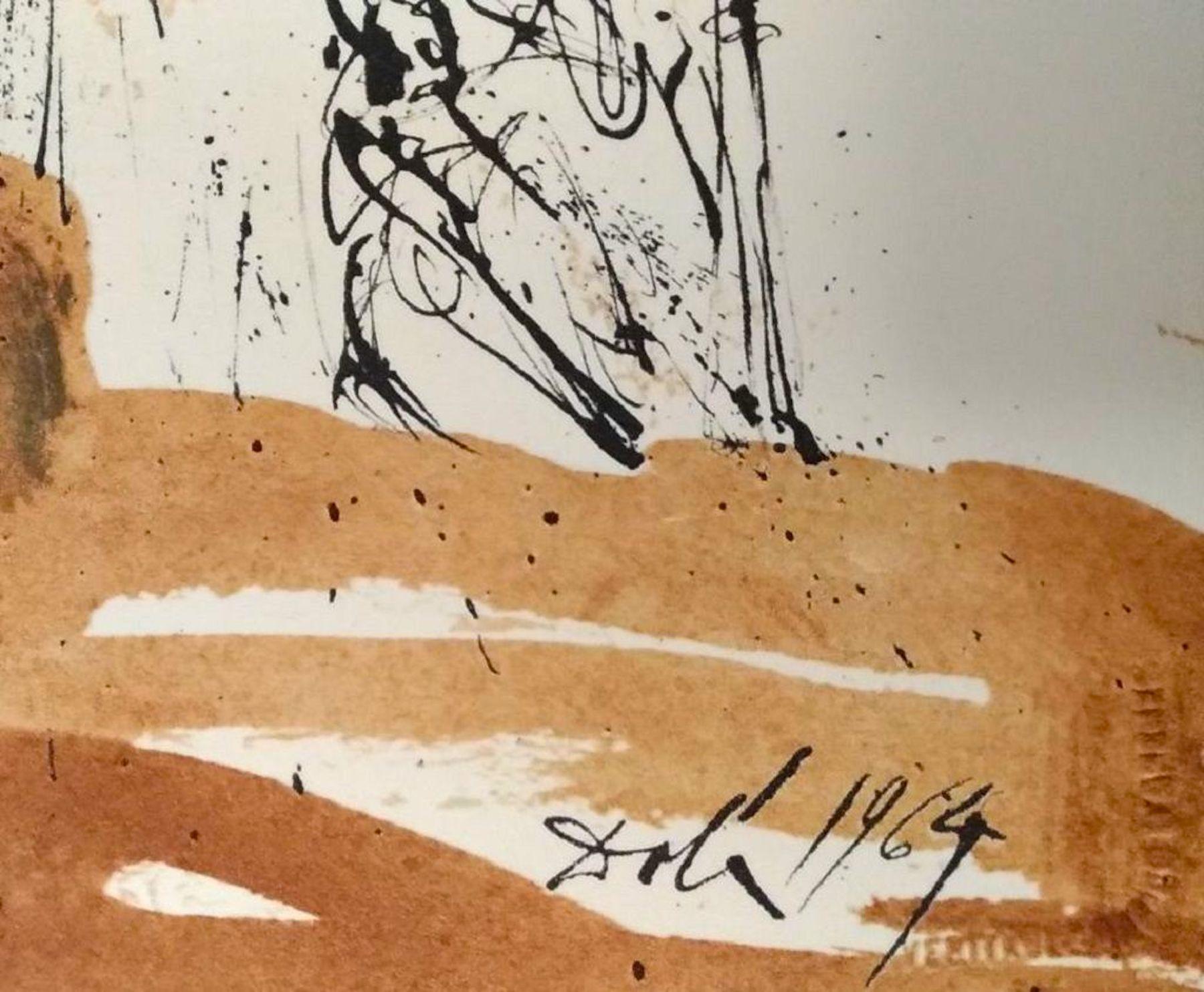 Veni:: Domine Iesu – Originallithographie von Salvador Dal – 1964 – Print von Salvador Dalí