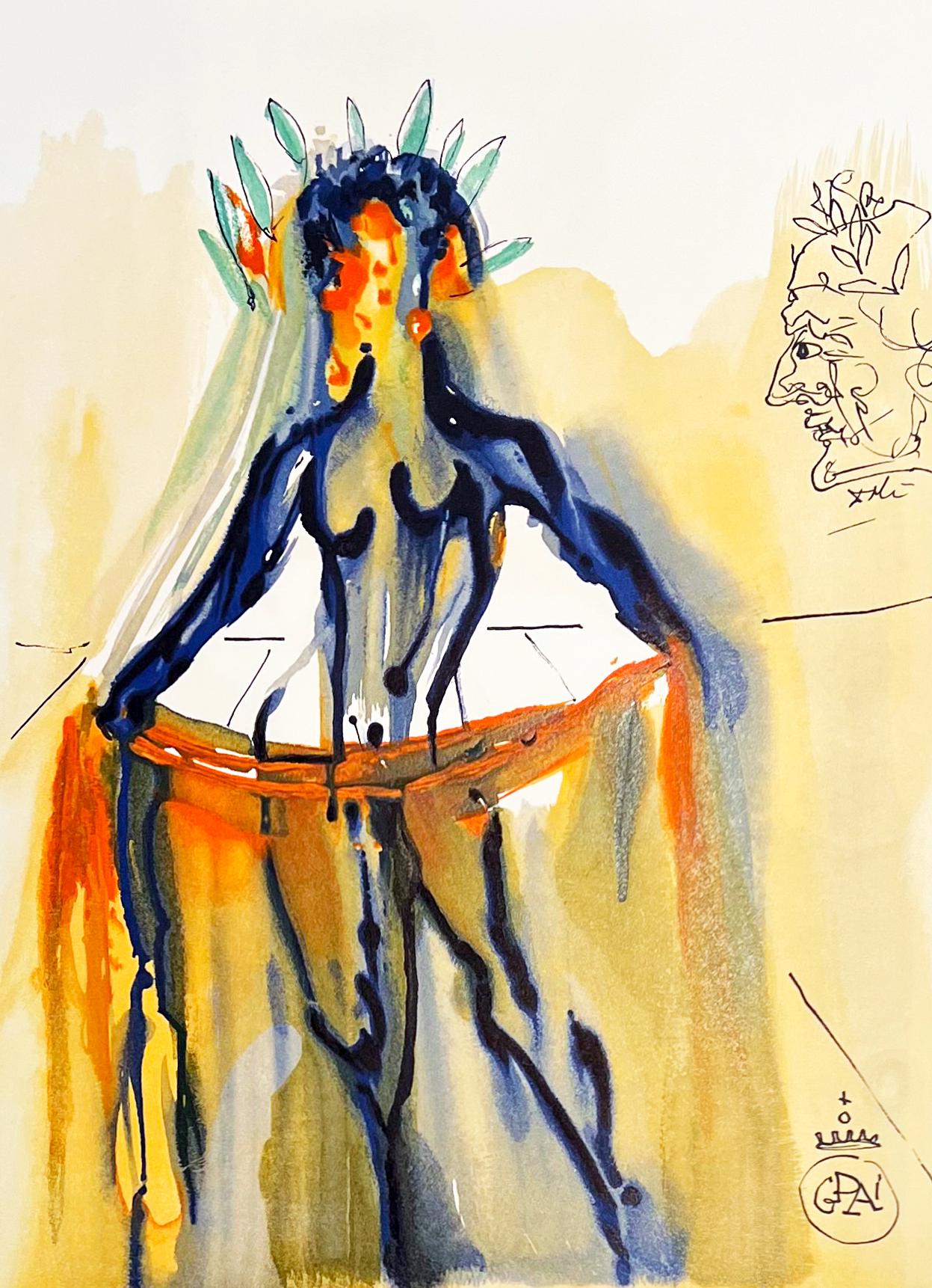 Salvador Dalí Figurative Print - Venus, from L'art d'aimer