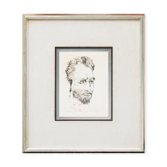 Vincent van Gogh Artist Portrait Original Etching for the Collector’s Guild