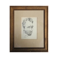 Vincent van Gogh Artist Portrait Original Etching for the Collector’s Guild