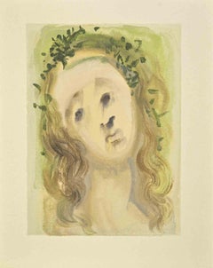 Virgin Annunciate - Woodcut - 1963