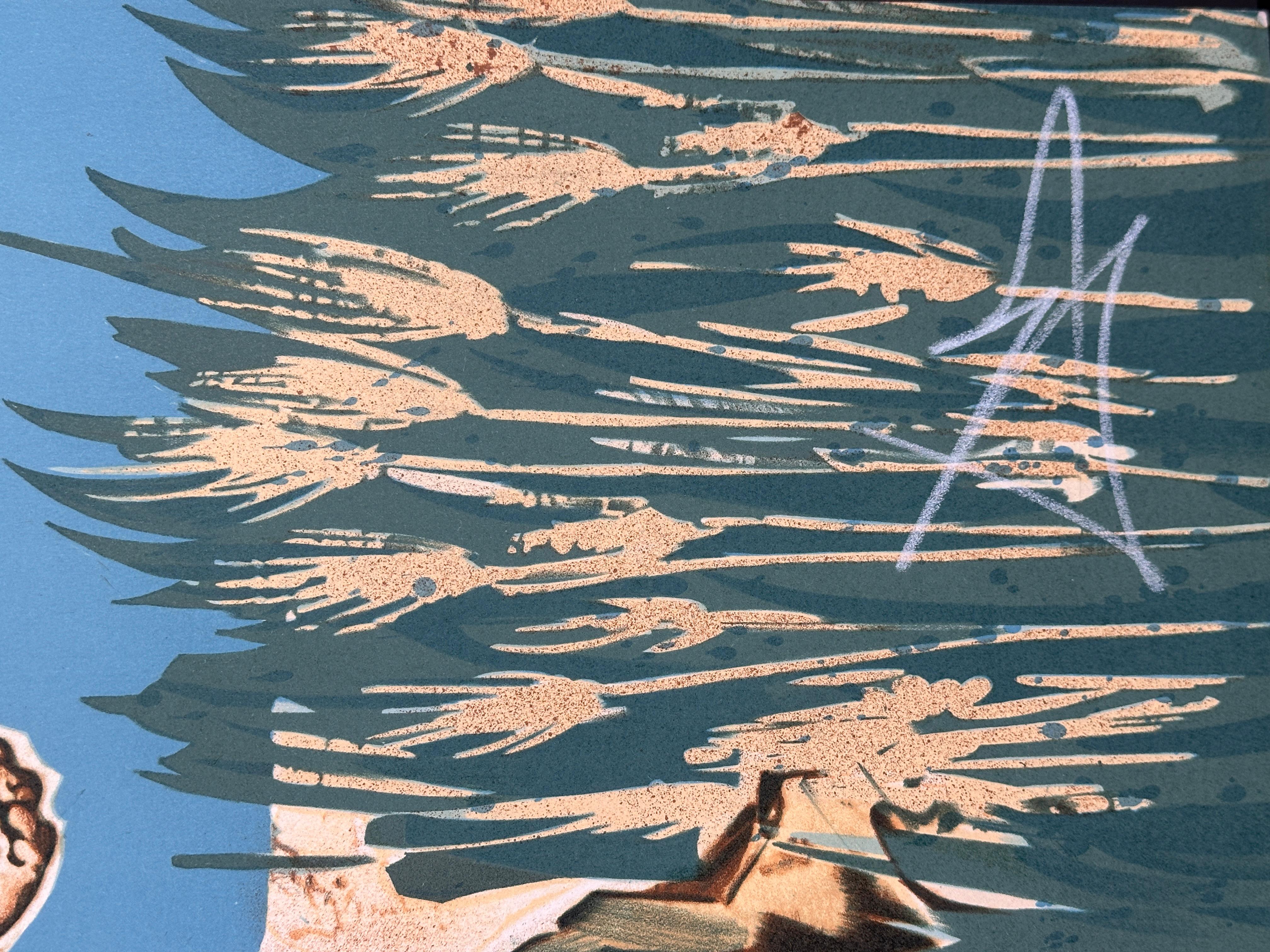 Visions Surrealiste Krönung der Gala (Surrealismus), Print, von Salvador Dalí