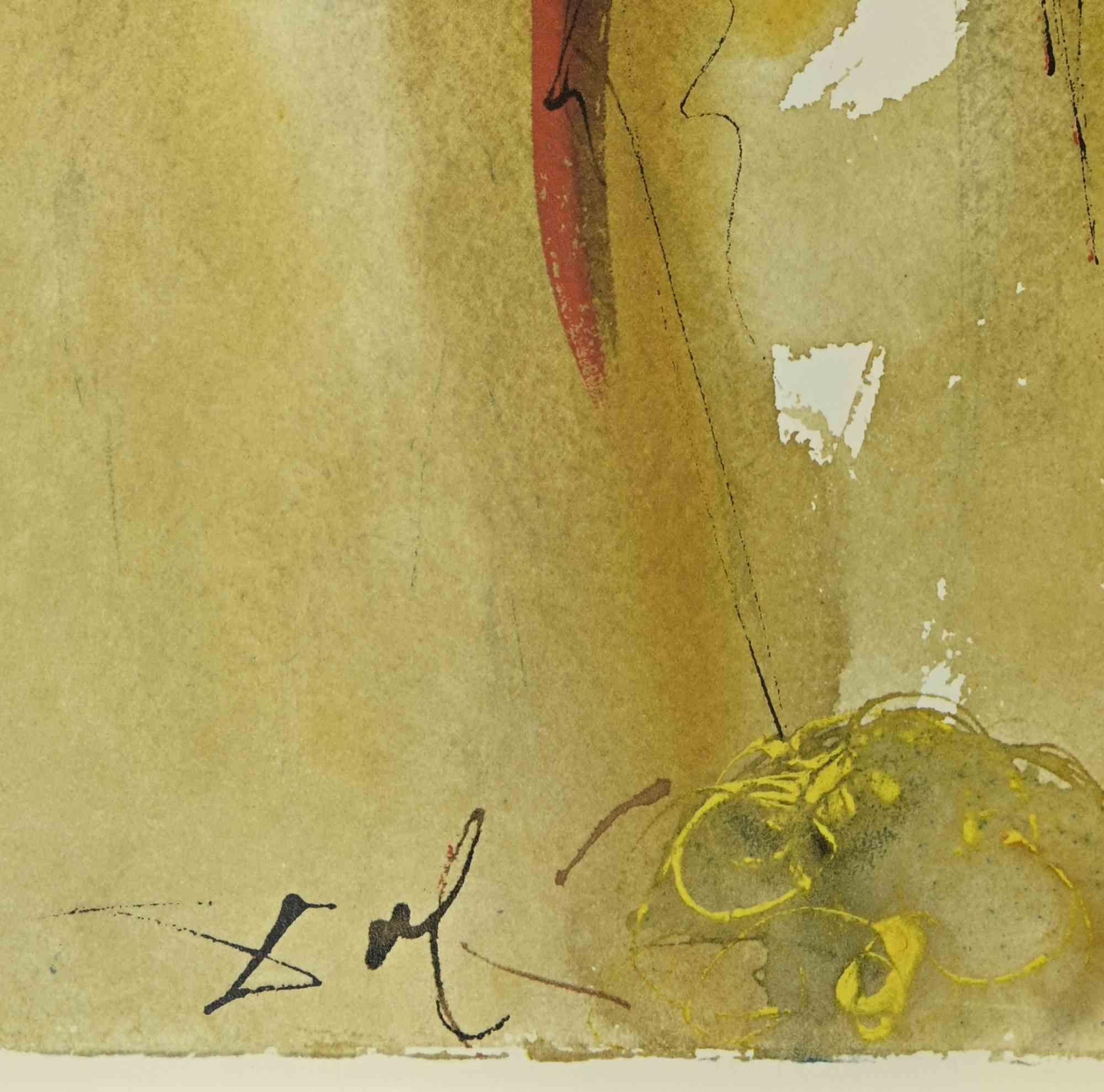 Vox Clamantis - Lithograph - 1964 - Print by Salvador Dalí