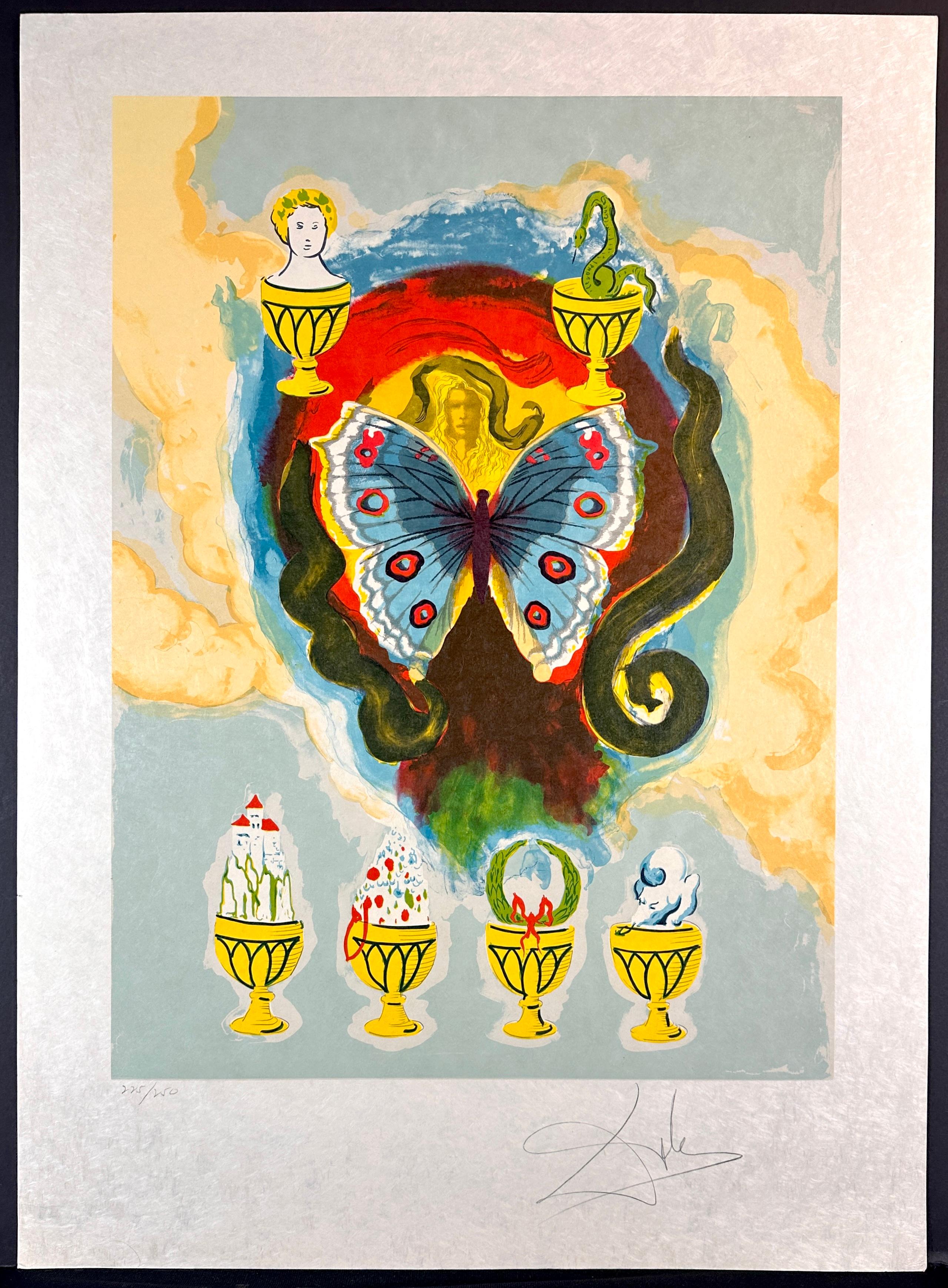 Print Salvador Dalí - Richesse Santé Renommée et Amour
