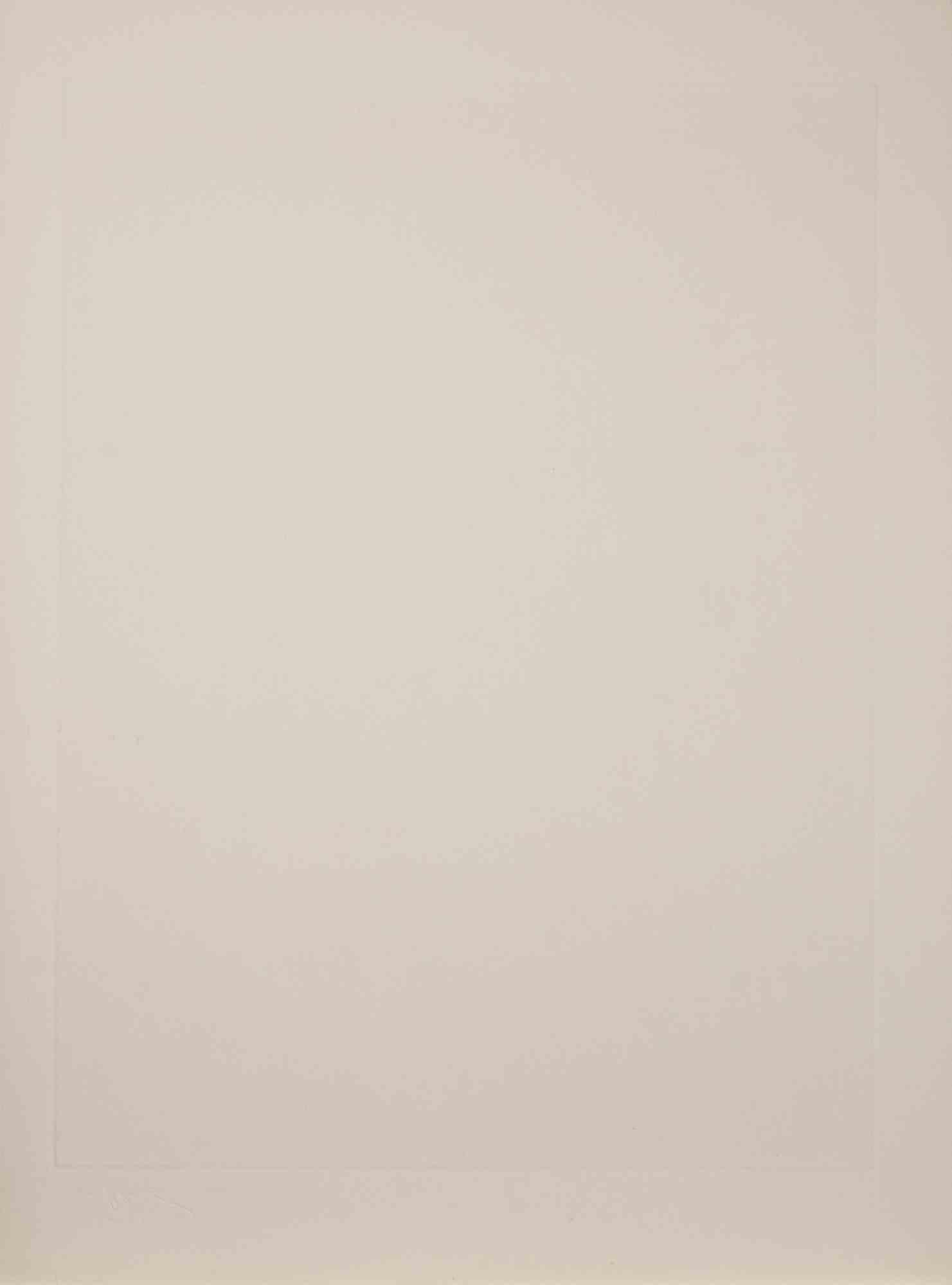 Sauce llorón - Aguafuerte - 1968 - Print Surrealista de Salvador Dalí