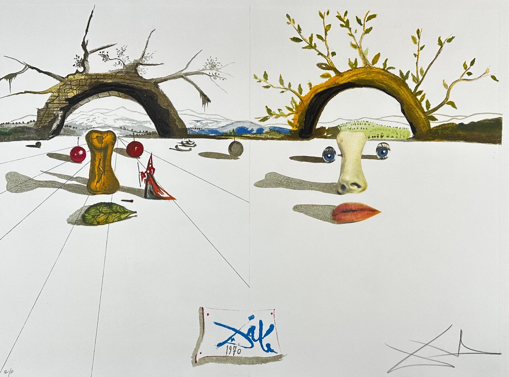 Winter and Summer - Print by Salvador Dalí