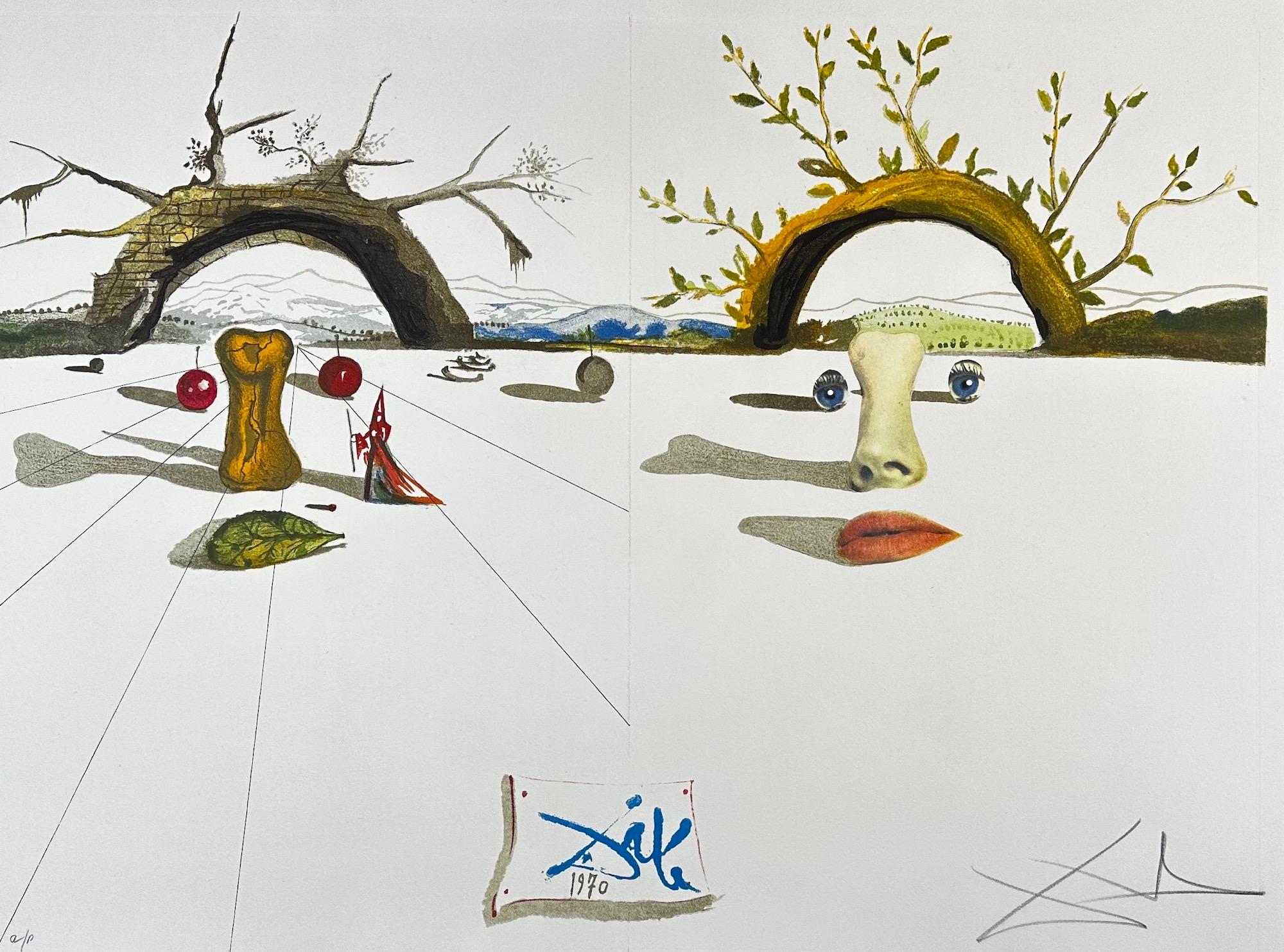 A. Winter e A. Summer - Print di Salvador Dalí