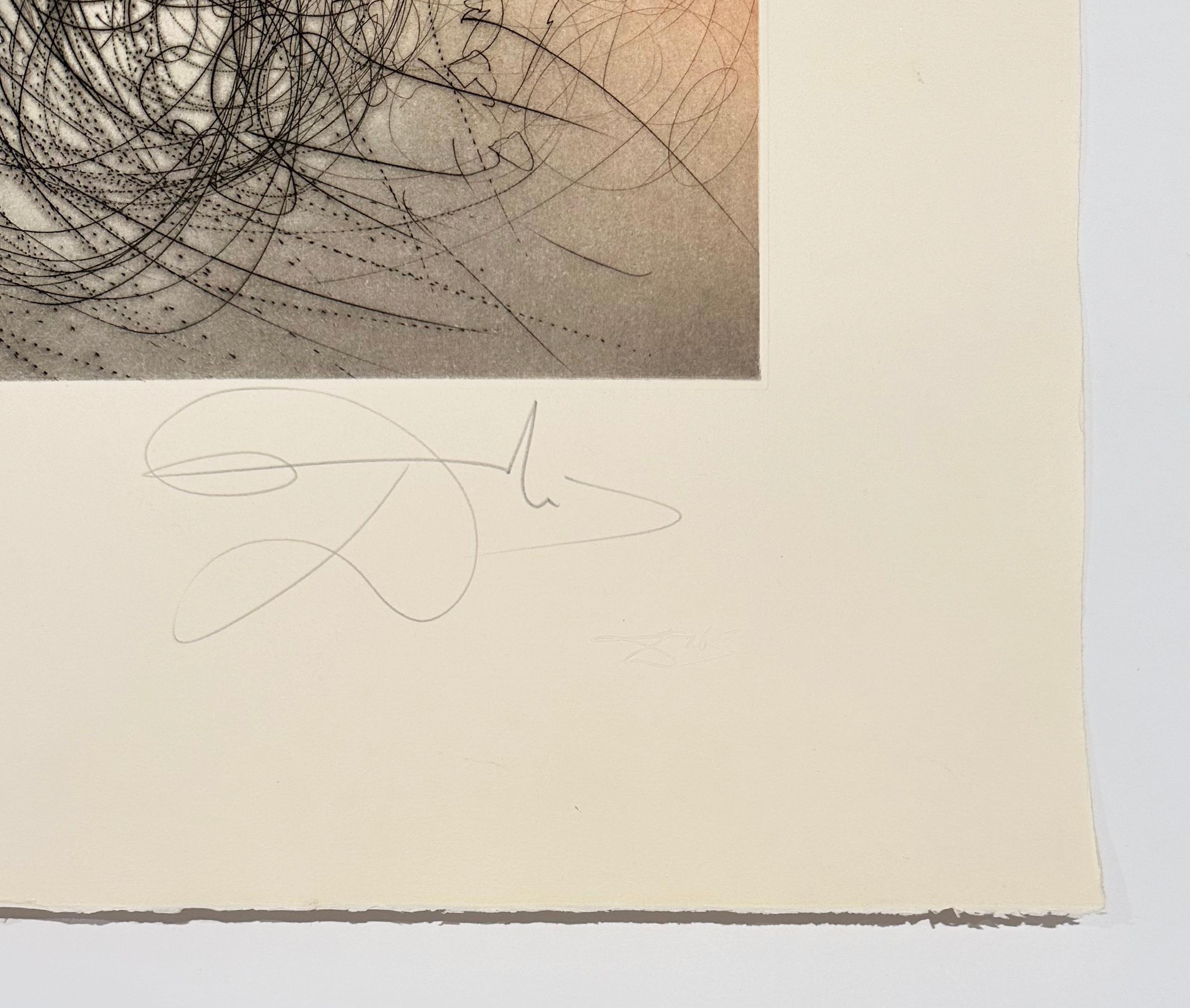 Donna tra le onde, da The Hippies - Print Surrealismo di Salvador Dalí