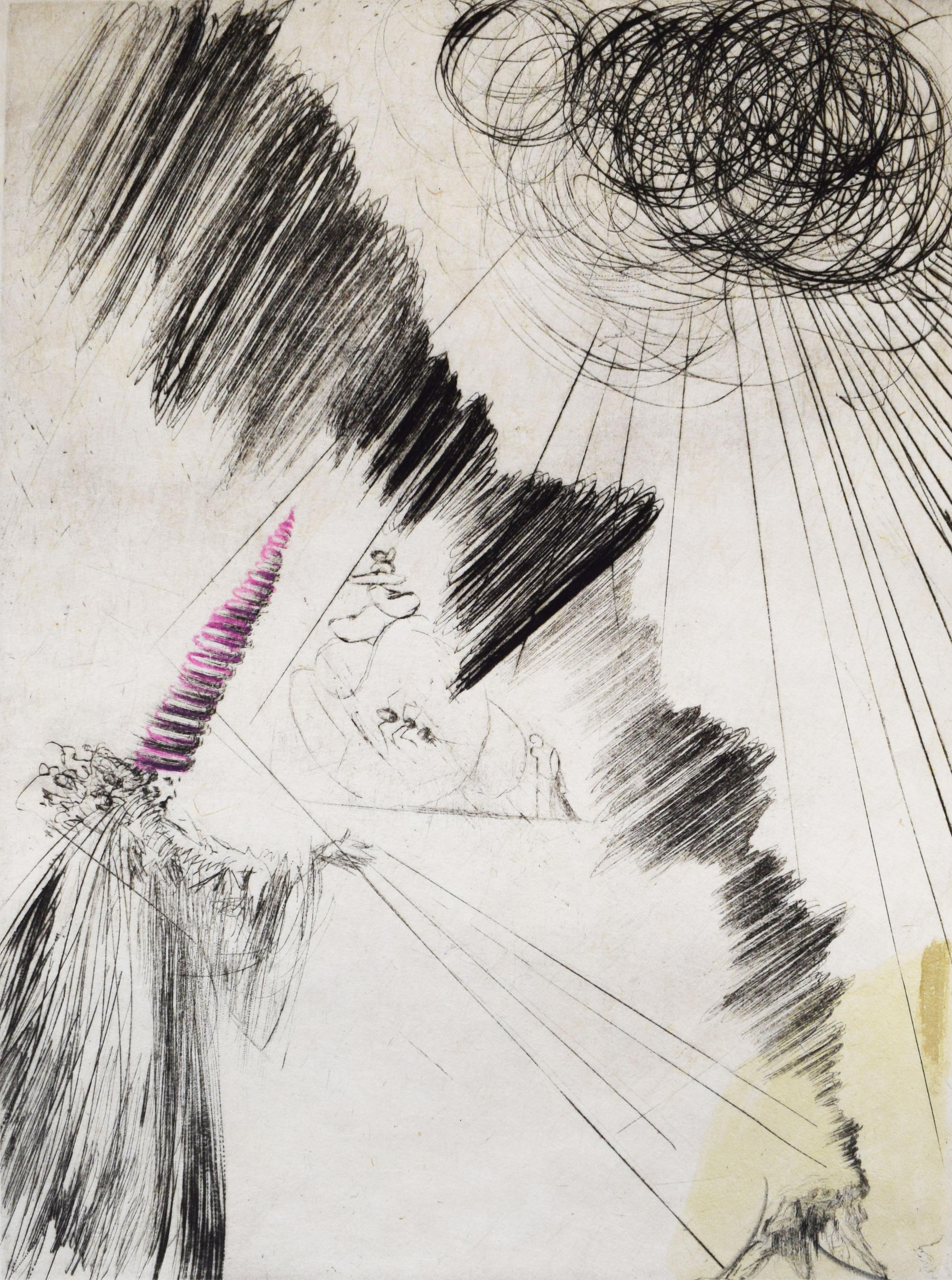 Woman with Clown, from: Faust (Walpurgis Night) - Spanish Surrealism