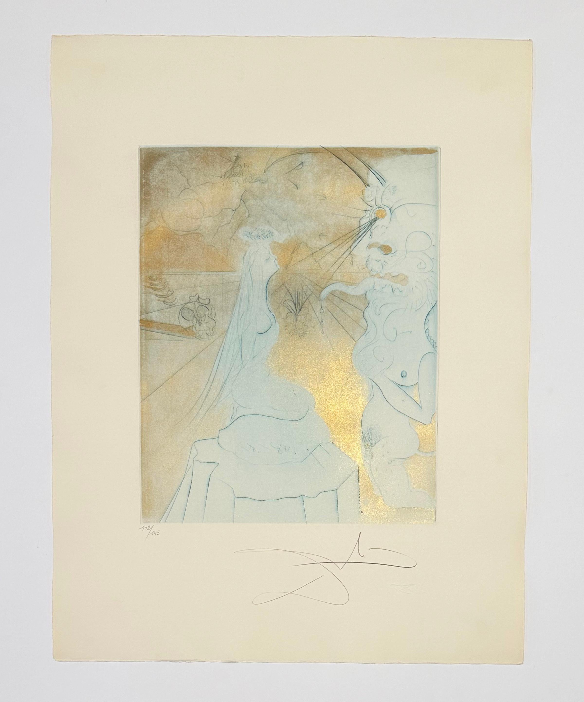 Frau mit Kissen, von The Hippies 1
