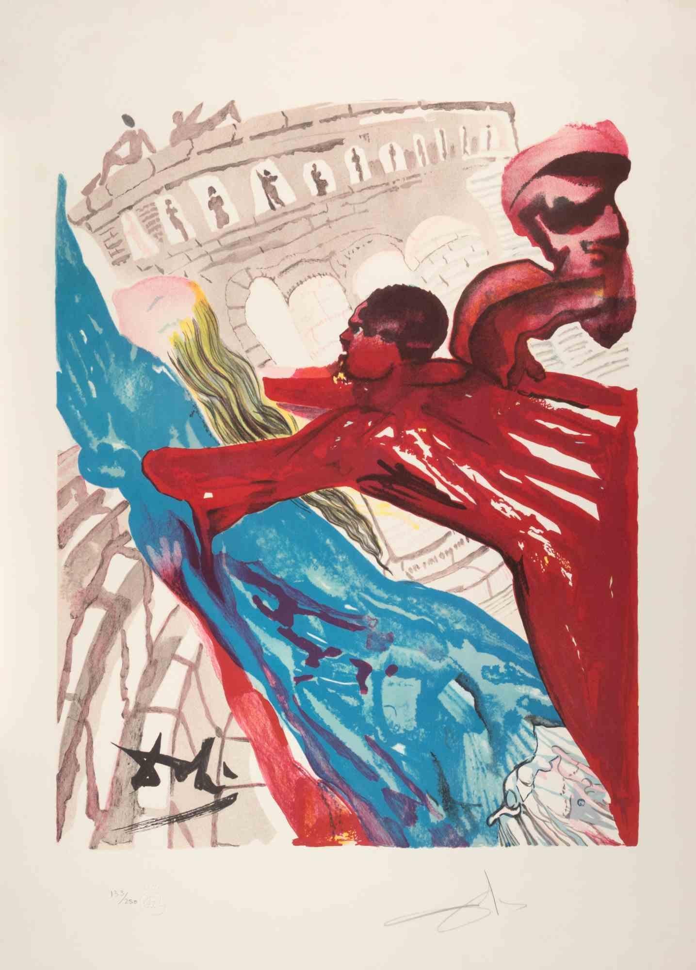 Figurative Print di Salvador Dalí - Yes, o bella Dion - 1978