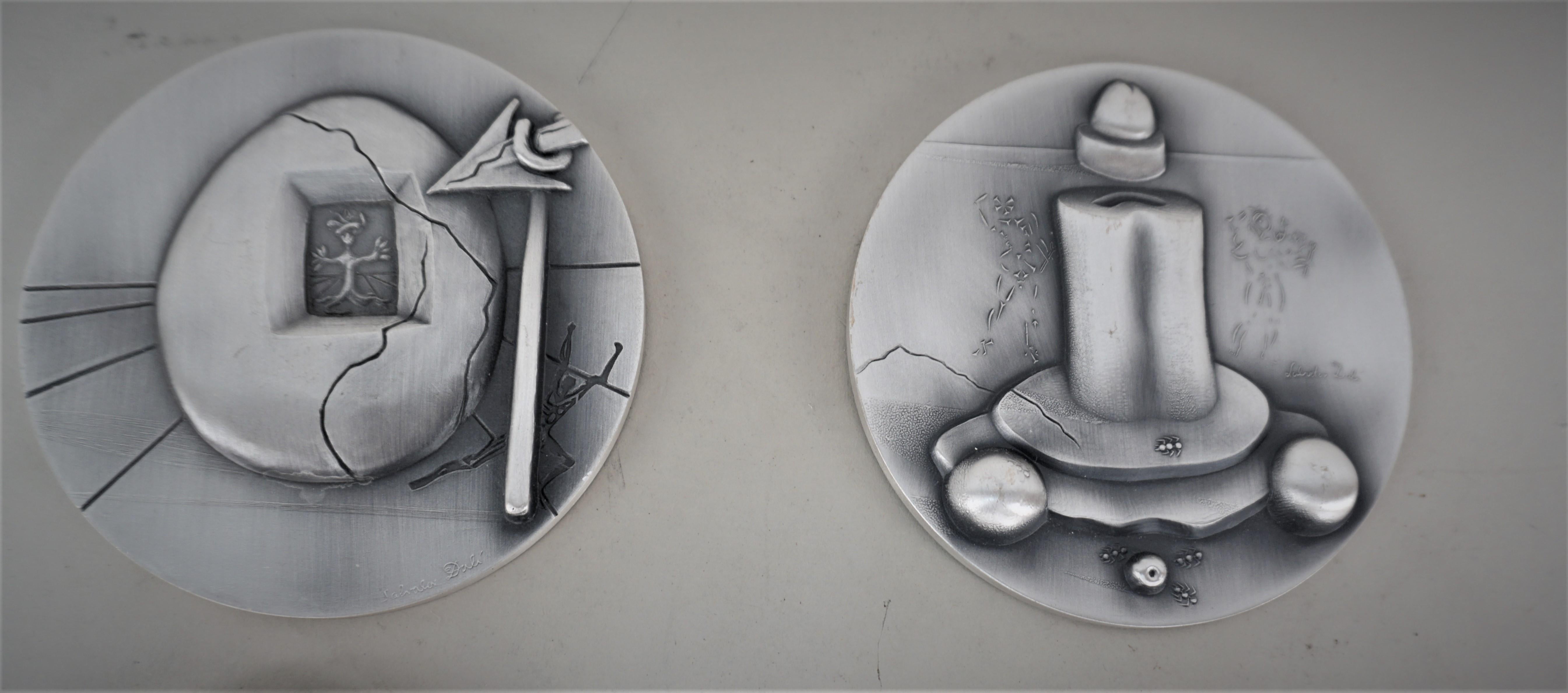 Salvador Dali Pure Silver Medals/Coins of Ten Commandments For Sale 8