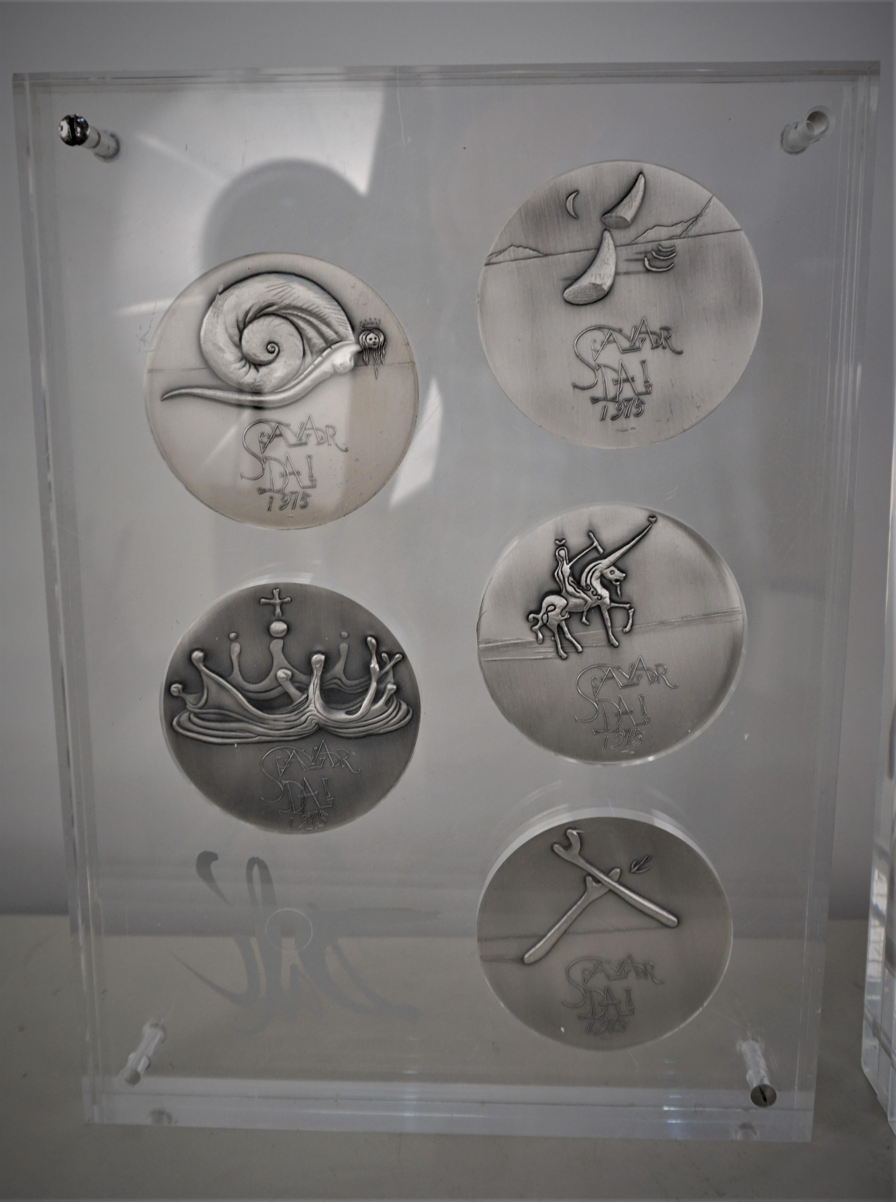 Salvador Dali Pure Silver Medals/Coins of Ten Commandments For Sale 11