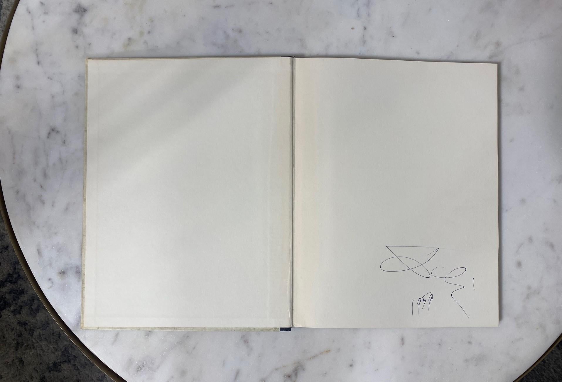 Salvador Dali Rare Hand Signed Midcentury Book A Study Of His Art In Jewels 1959 For Sale 3