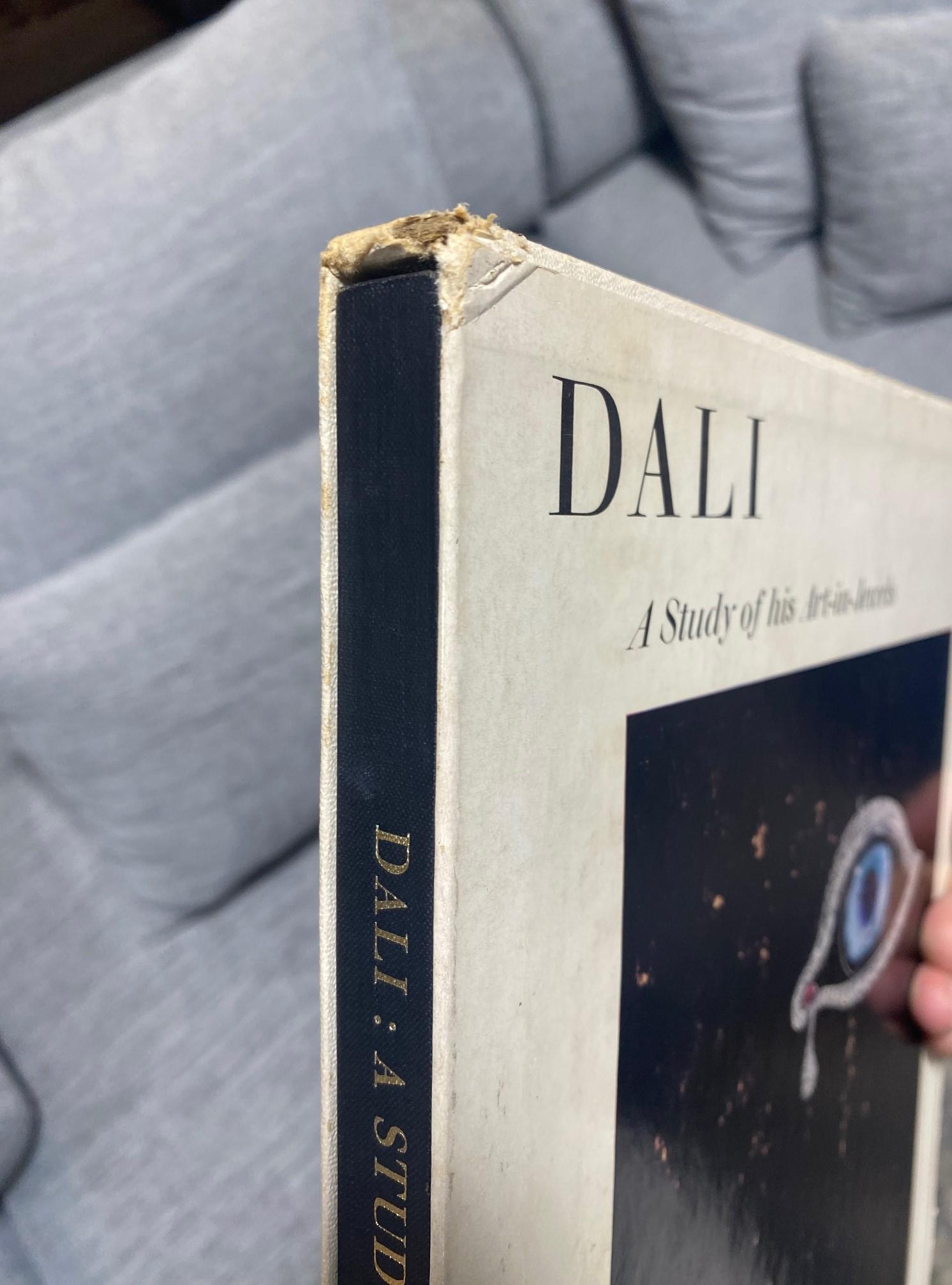 Salvador Dali Rare Hand Signed Midcentury Book A Study Of His Art In Jewels 1959 For Sale 2