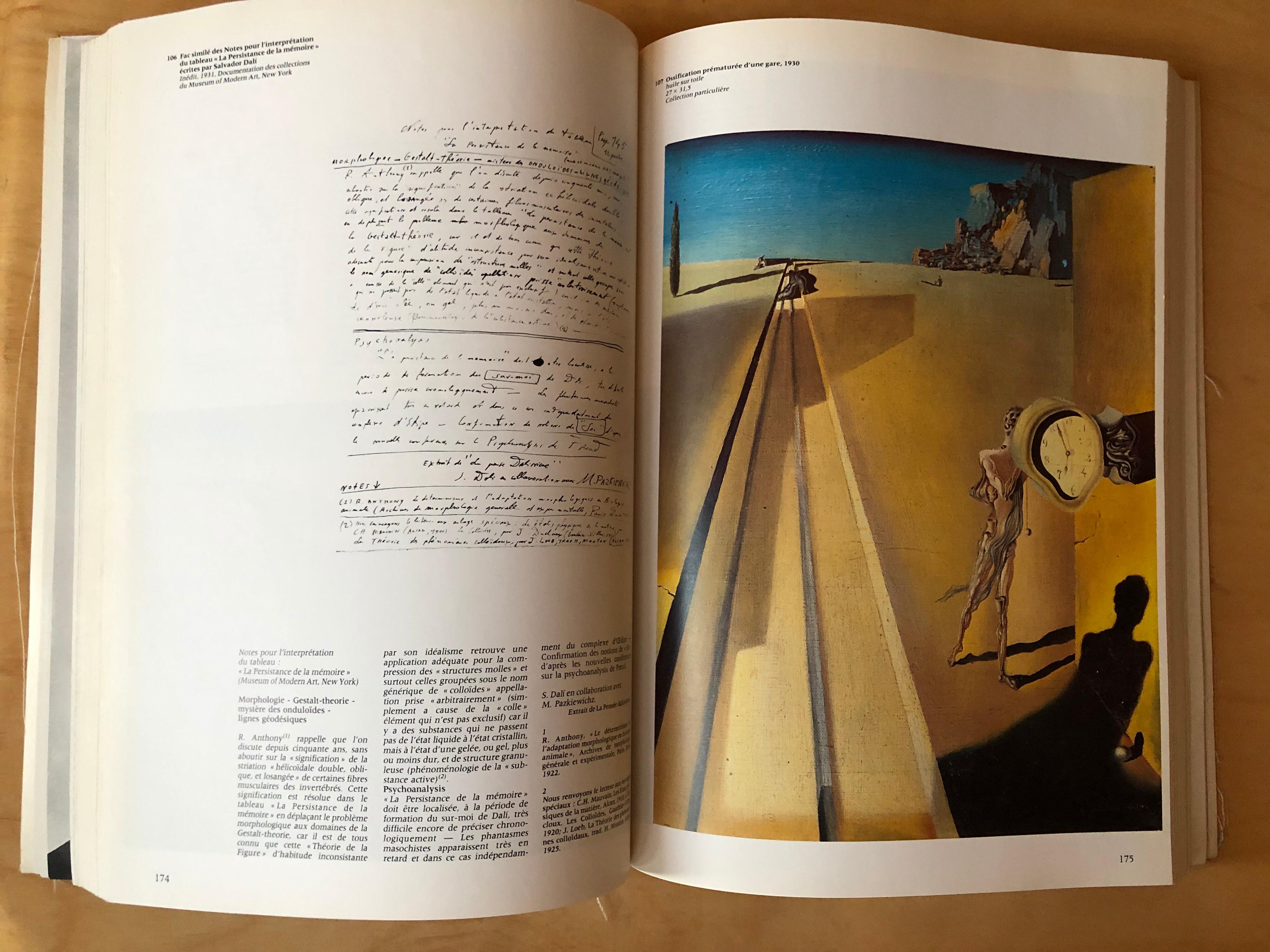 French Salvador Dali Retrospective Illustrated Catalogue France, 1920-1980