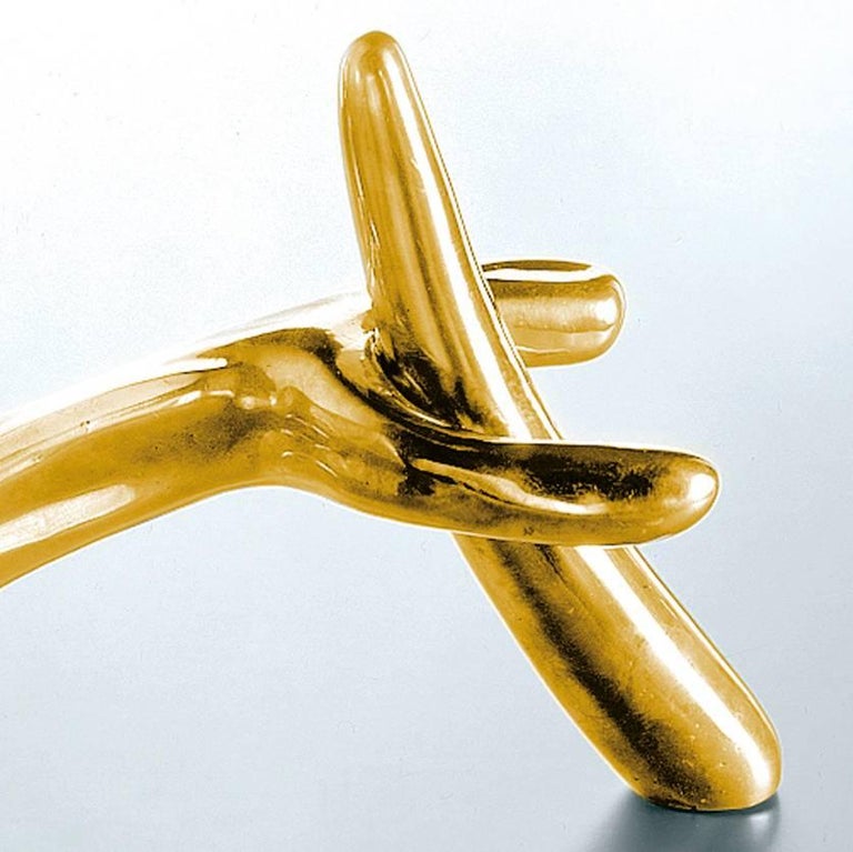 Knob Rinocerontico designed by Salvador Dali produced by BD design.

Three polished lacquered cast bronze pieces joined together.

Measures: 13 x 19 x 24 H cm 


During the 1930s in Paris, Salvador Dalí surrounded himself with a circle of