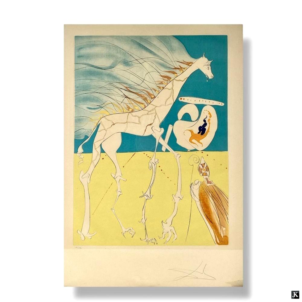 1970's Salvador Dali Lithograph, 