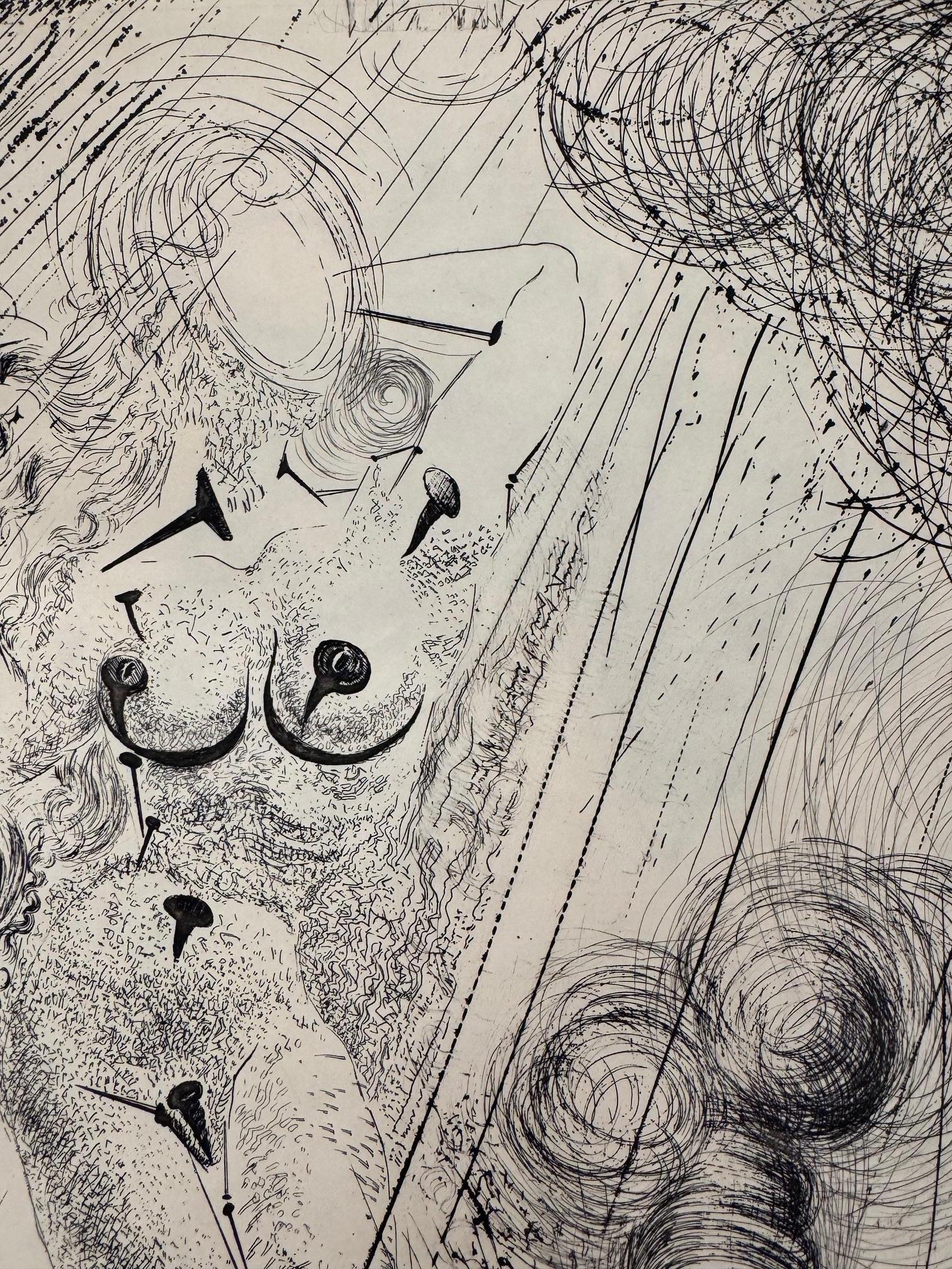Aphrodite - Originalradierung von Salvador Dalí Surrealismus trifft Mythologie im Angebot 7
