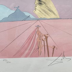 Benjamin - original lithograph by Salvador Dalí genesis meets surrealism