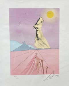 Benjamin - original lithograph by Salvador Dalí genesis meets surrealism 