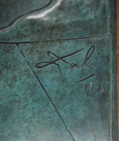 Black Horseman - Original Bronze Sculpture, Signed (Descharnes #513)