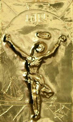 Scultura in bassorilievo “Il Cristo di San Giovanni della Croce” di Salvador Dalí – RARA, in ottime condizioni Ed