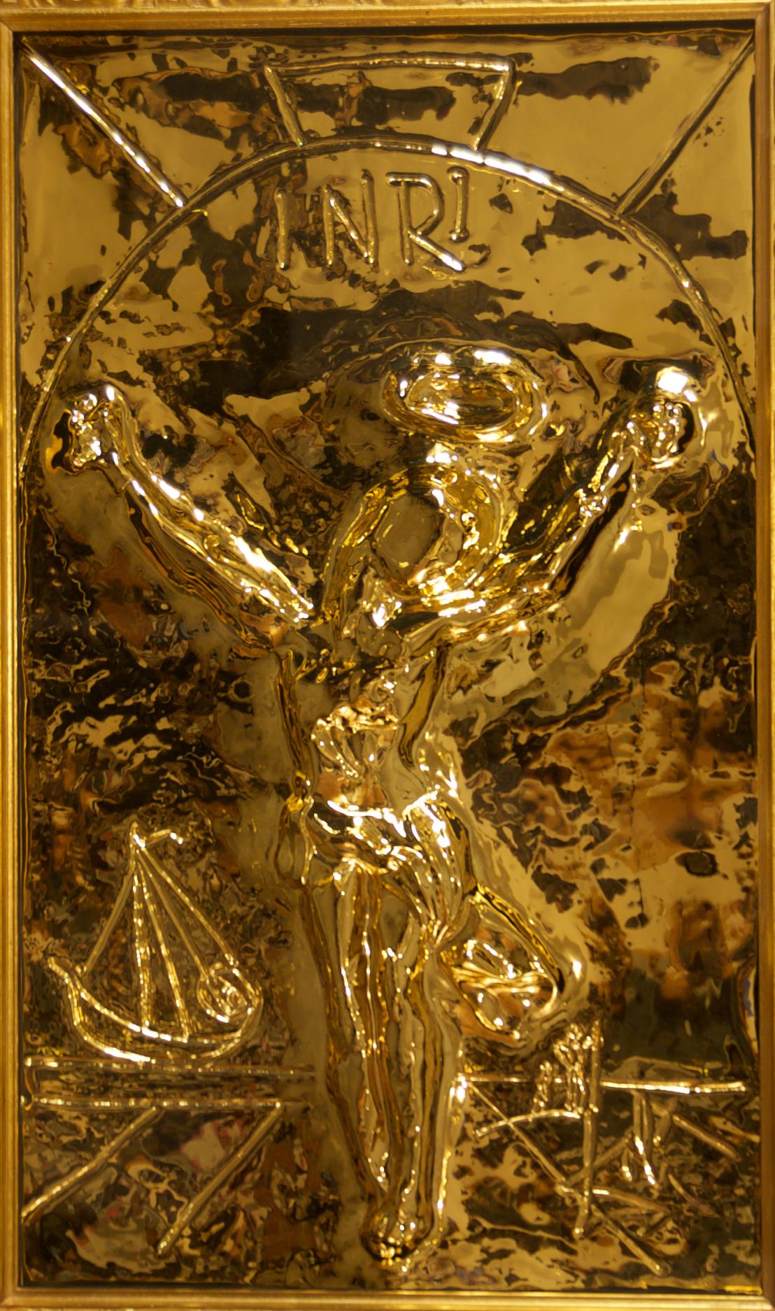 Christus des heiligen Johannes vom Kreuz – Sculpture von Salvador Dalí