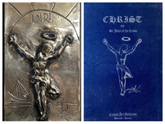 Christ of St. John on The Cross Silver Bas Relief