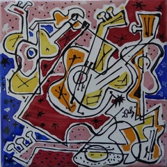 Ensemble complet de 6 carreaux de céramique conçus par Dali - 1954