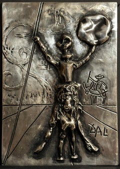 Don Quixote Silver Bas Relief