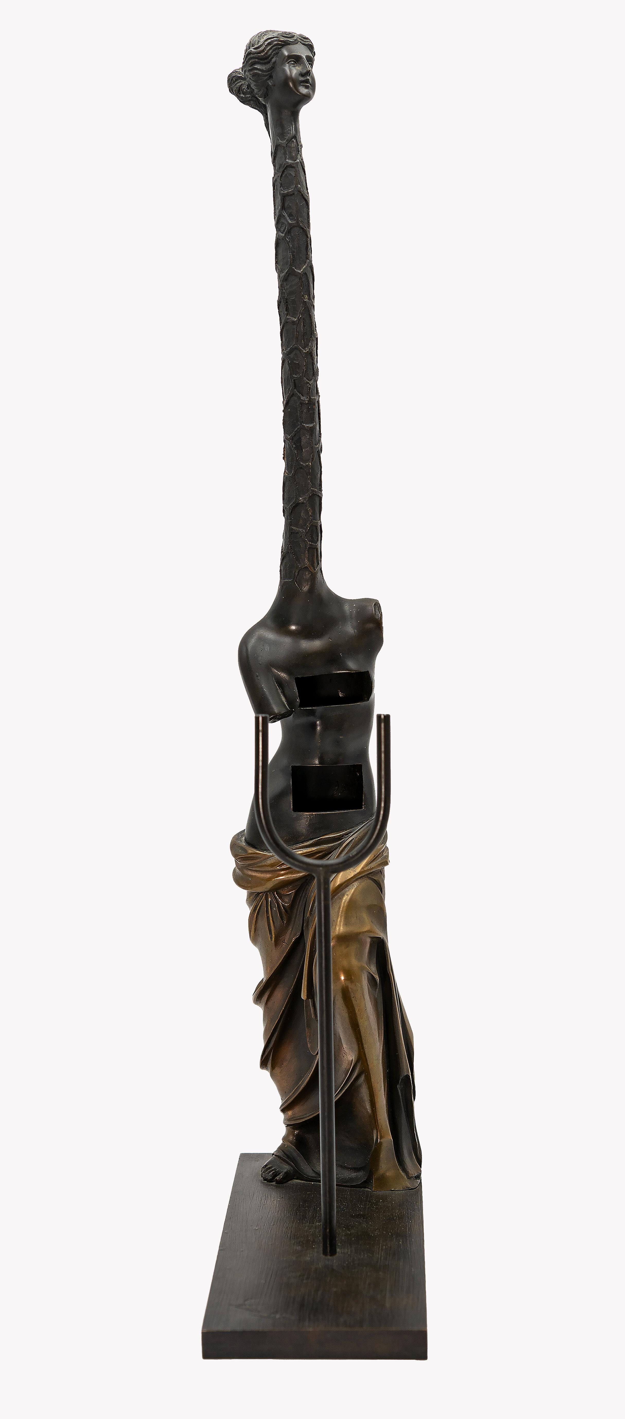 Femme Giraffe - Bronze Sculpture attr. to Salvador Dalì - 1973 1