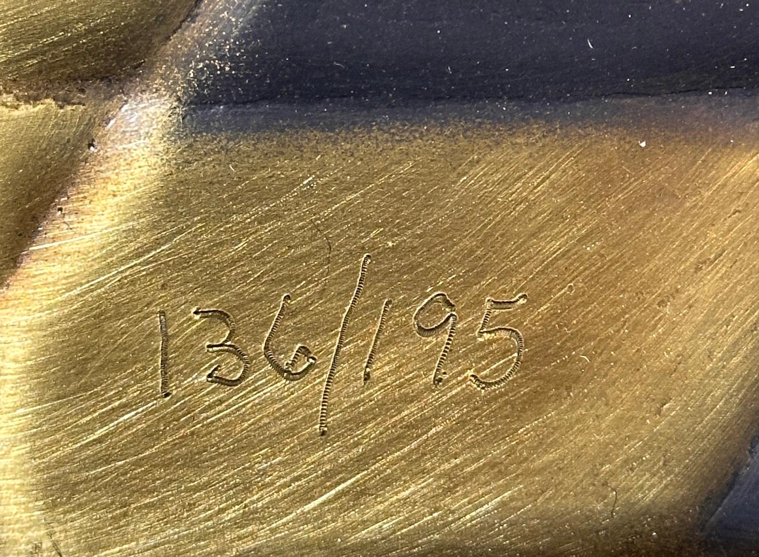 Lincoln in Dalivision Bronze Bas Relief - Surrealist Sculpture by Salvador Dalí