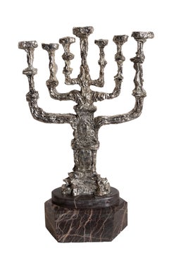 Menorah, Bronze Sculpture by Salvador Dali