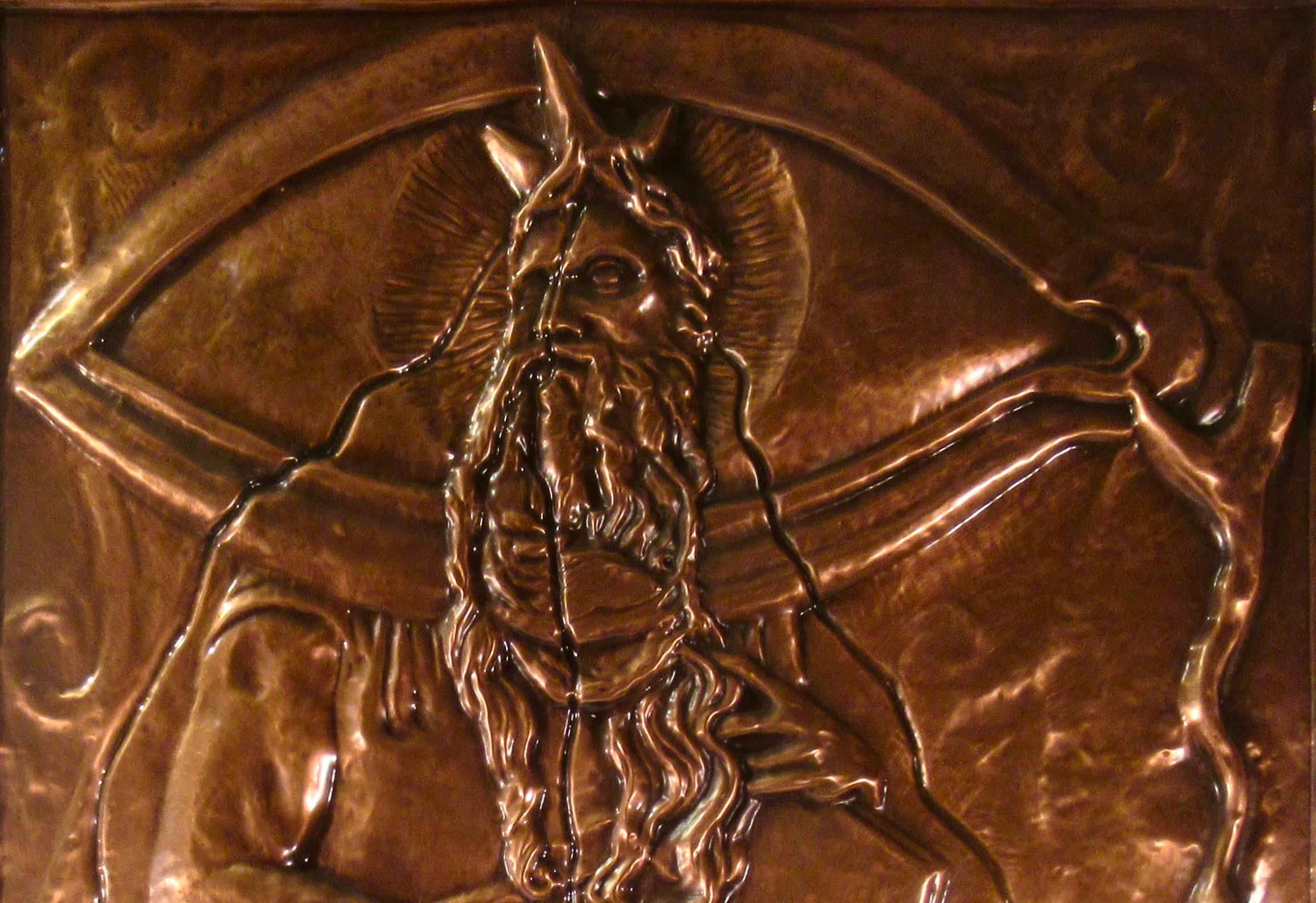 Moses and Monotheism - Brown Figurative Sculpture by Salvador Dalí