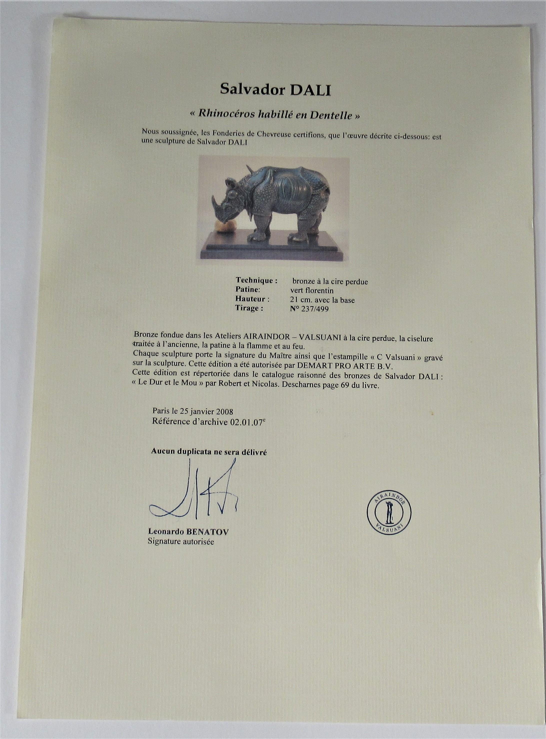 Nashorn Habille en Dentelles 2
