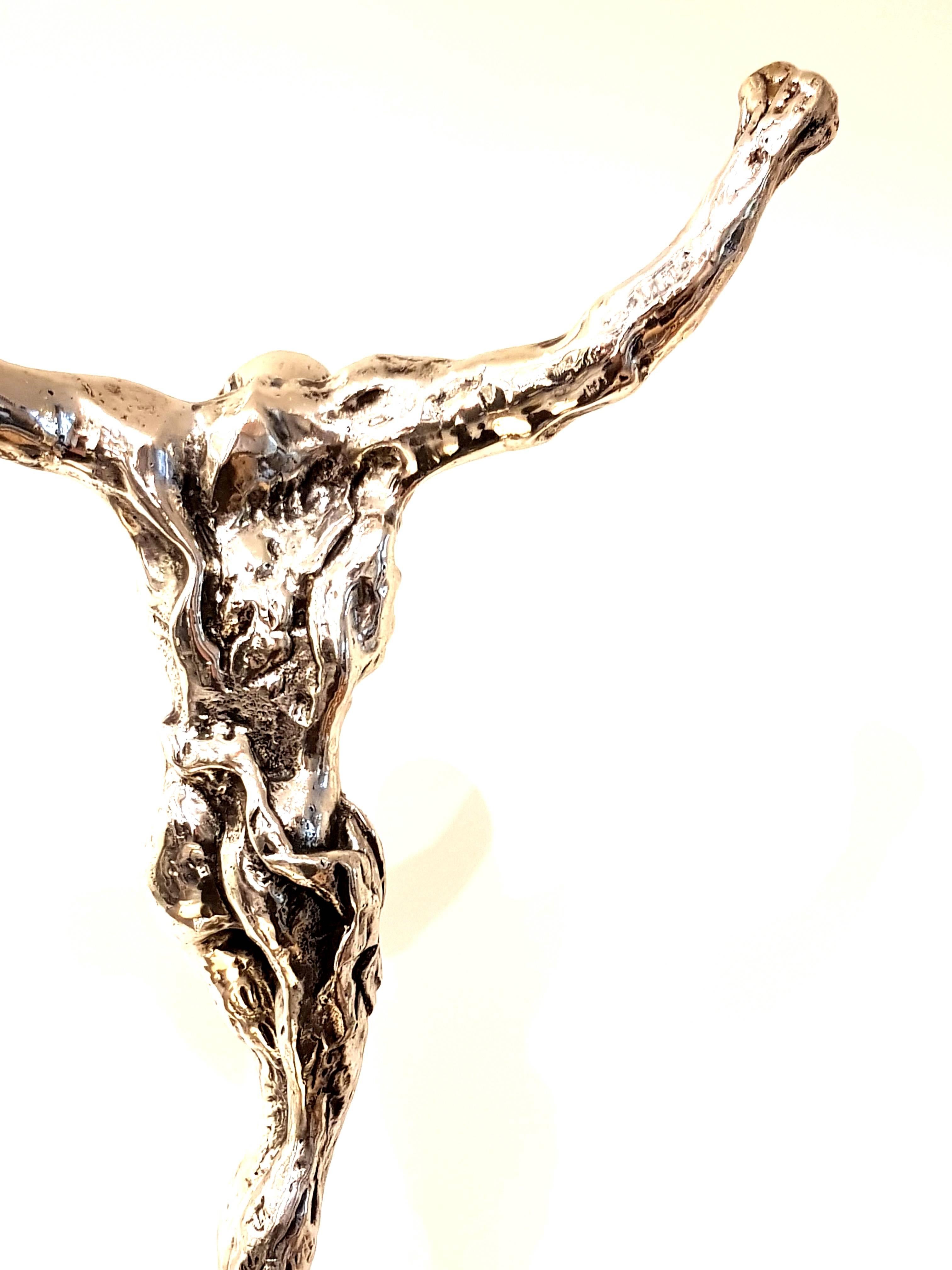 Dali -  „Christ des heiligen Johannes des Kreuzes“ – Skulptur aus massivem Silber, signiert 5